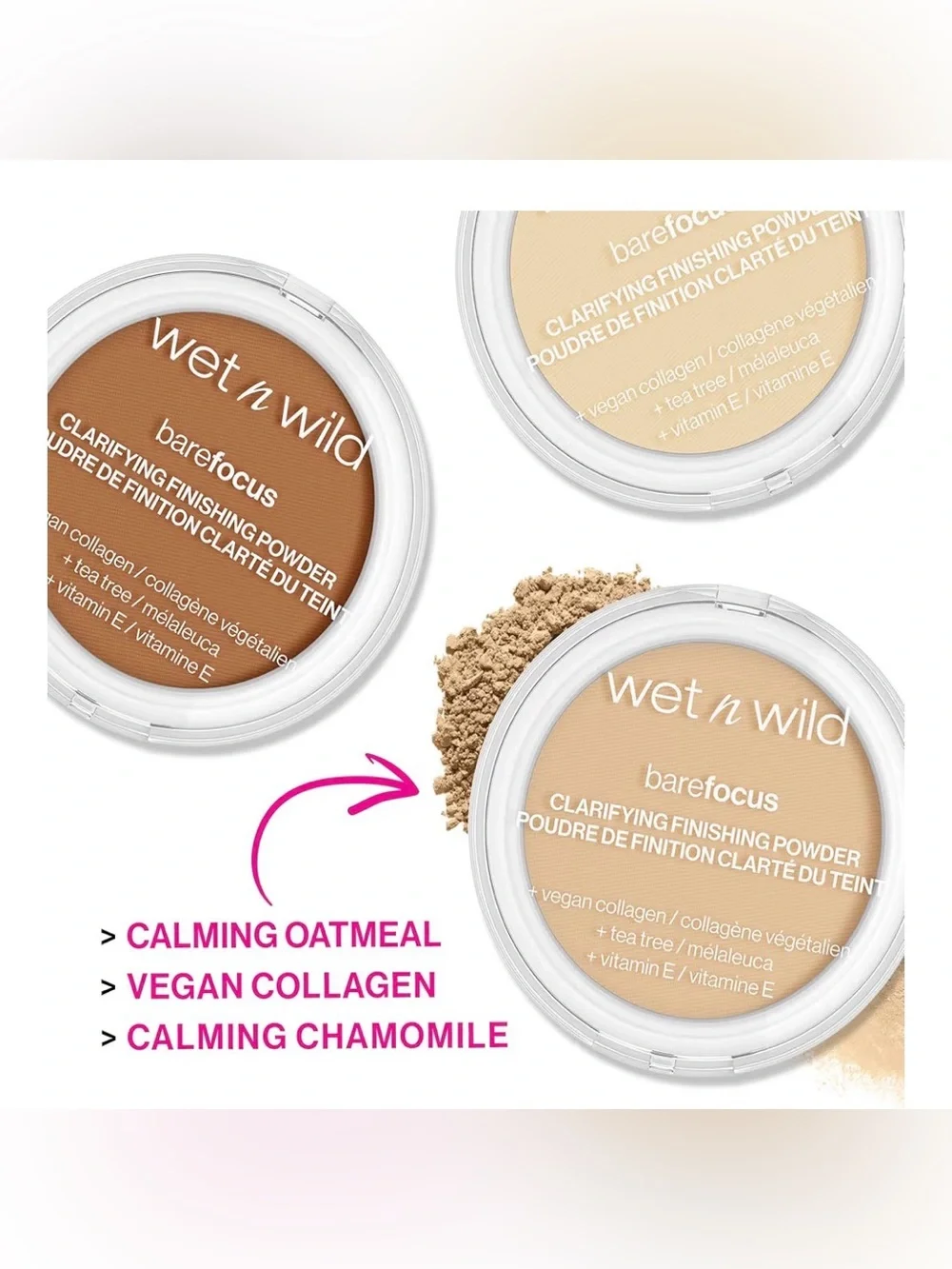 wet n wild Bare Focus Pressed Setting Powder — Medium Tan